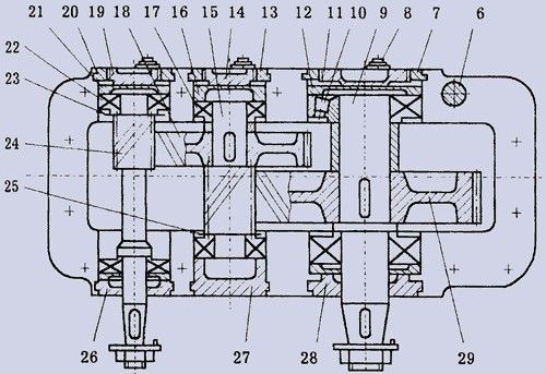 Редуктор ц2у 250 чертеж