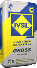 Цементная штукатурка IVSIL THINER универсальная 25кг купить в Ростове-на-Дону