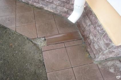 Водосток тротуарный бетонный 500х160х60 (коричневый)