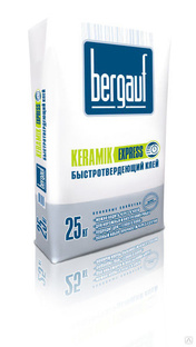 Быстротвердеющий клей Bergauf KERAMIK EXPRESS 25 кг 
