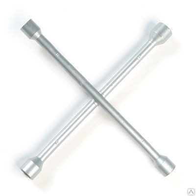 Ключ балонный крестовой 17-19-21-23 мм 14" сатин