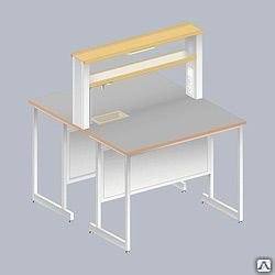 Стол островной химический лаб 2400 окм