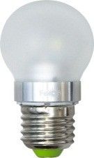 Лампа светодиодная LED 3.5вт Е27 (шар) LB-40 6LED 230В