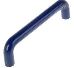 96мм ручка-рейлинг мебельная, синяя
