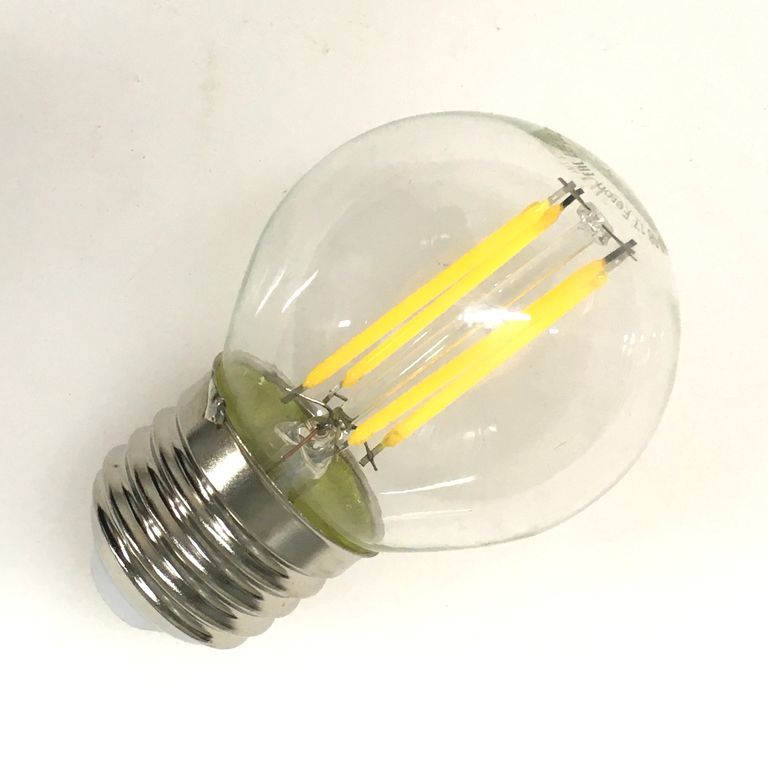 Лампа светодиодная LED 5вт Е27 белый шар FILAMENT (LB-61) Feron