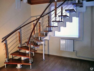 Лестницы модульные для дома индивидуальные
