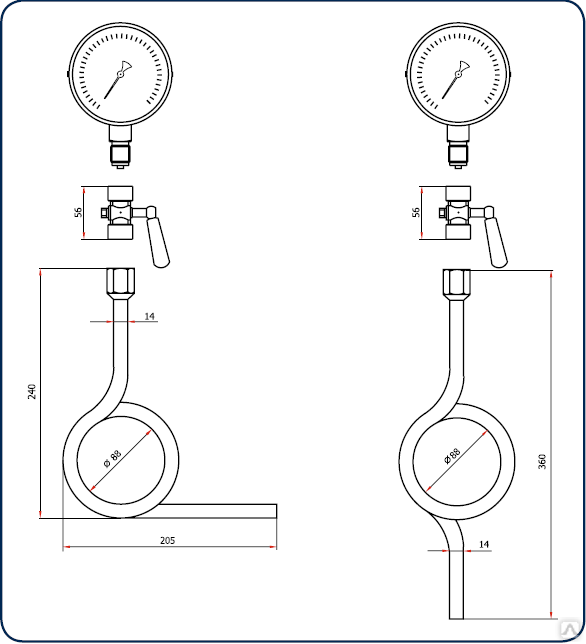Установка манометра. Сифон для манометра м20х1.5. Отборное устройство давления прямое зк14-2-1-01. Отборное устройство 1.6-70. Устройство отборное давления зк14.
