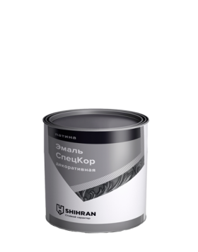 Эмаль термостойкая SHIHRAN серебристо-серая, 600"С, 0,8 кг