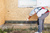Фасадная плитка гибкая HAUBERK 2кв.м./уп. 250х1000х2,4мм Кирпич Серо-беж #6