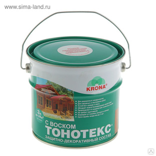 Состав защитно-декоративный Тонотекс "KRONA", 3 л 