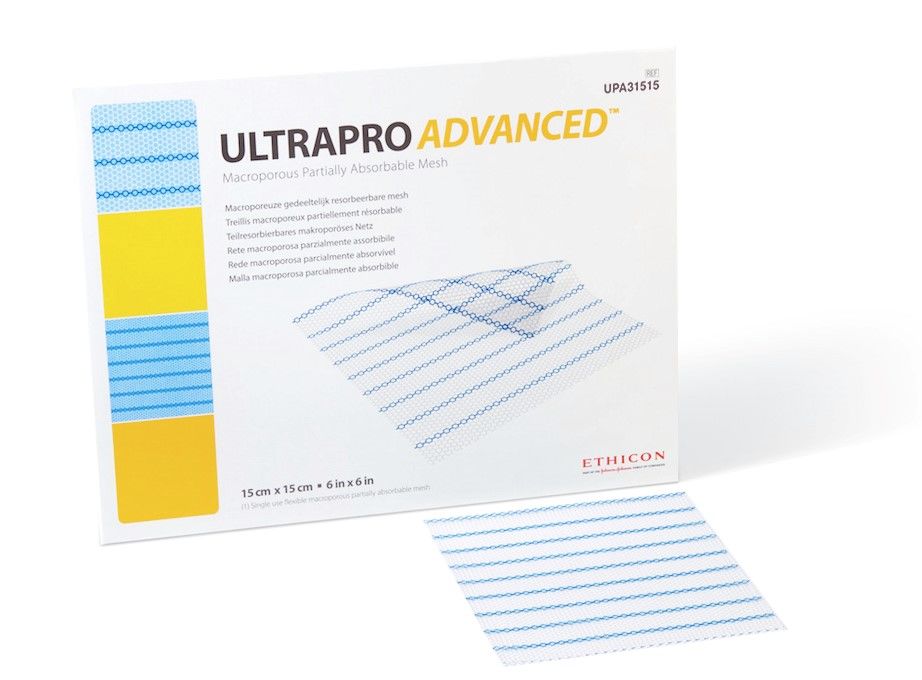 UPA3030 Сетка хирургическая ULTRAPRO ADVANCED, 30 см x 30 см