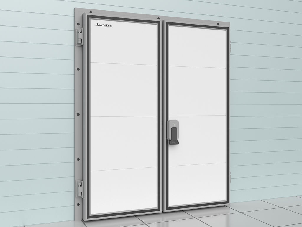 Дверь распашная двустворчатая для охлаждаемых помещений IsoDoor IDH2