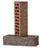 Кирпич лицевой Баварская кладка графит дуб с песком 0,7 NF #4