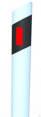Сигнальный столбик металлический дорожный ГОСТ 50970-2011 тип С1 скошенный