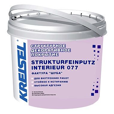 Структурное декоративное покрытие KREISEL 077 STRUKTURFEINPUTZ Interieur шу