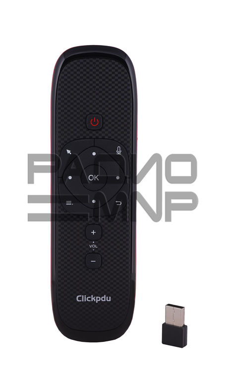 Пульт ДУ универсальный ClickPDU W2 Air Mouse с голосовым управлением для Android TV 1