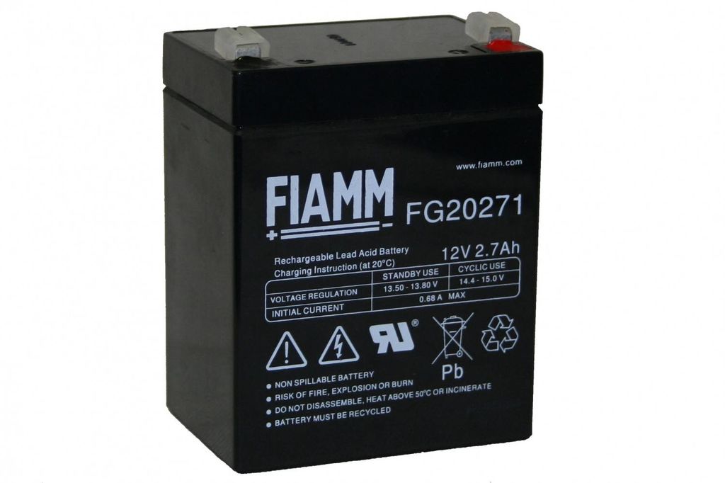 FIAMM FG 20271 Аккумулятор 12В 2,7 А/ч