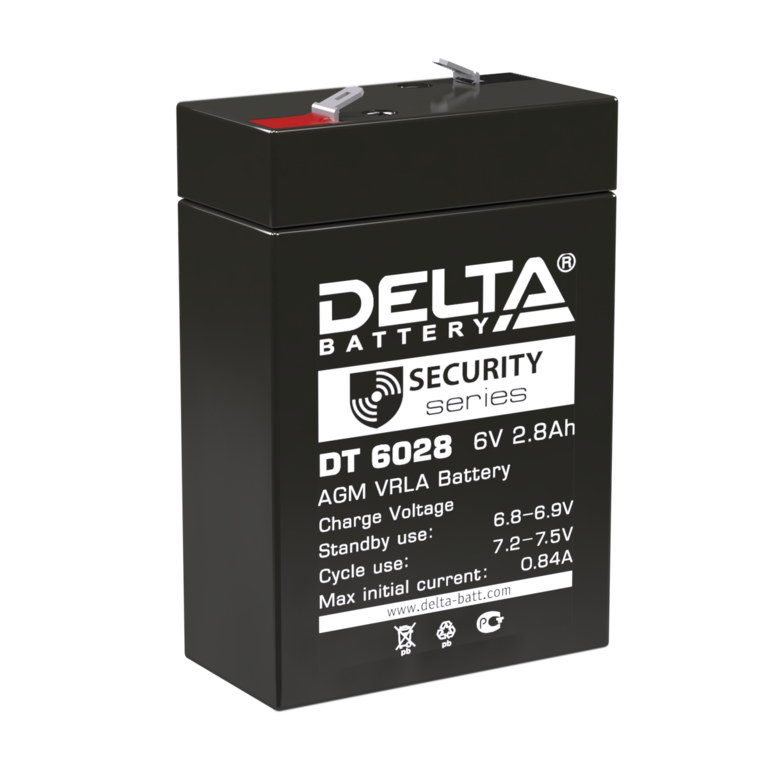 Delta DT 6028 Аккумулятор 6В - 2.8Ач