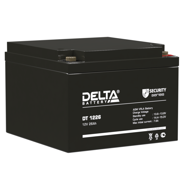 Delta DT 1226 Аккумулятор 12В - 26Ач #1
