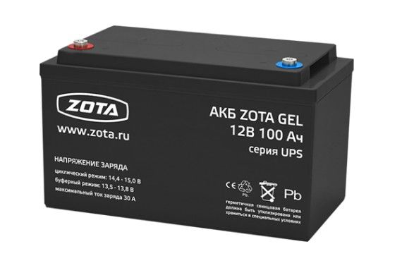 Аккумулятор для ИБП котла отопления Zota GEL 100-12