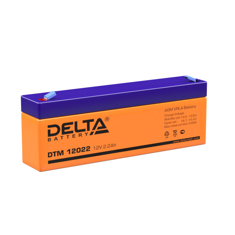 Delta DTM 12022 Аккумулятор 12В - 2.2Ач