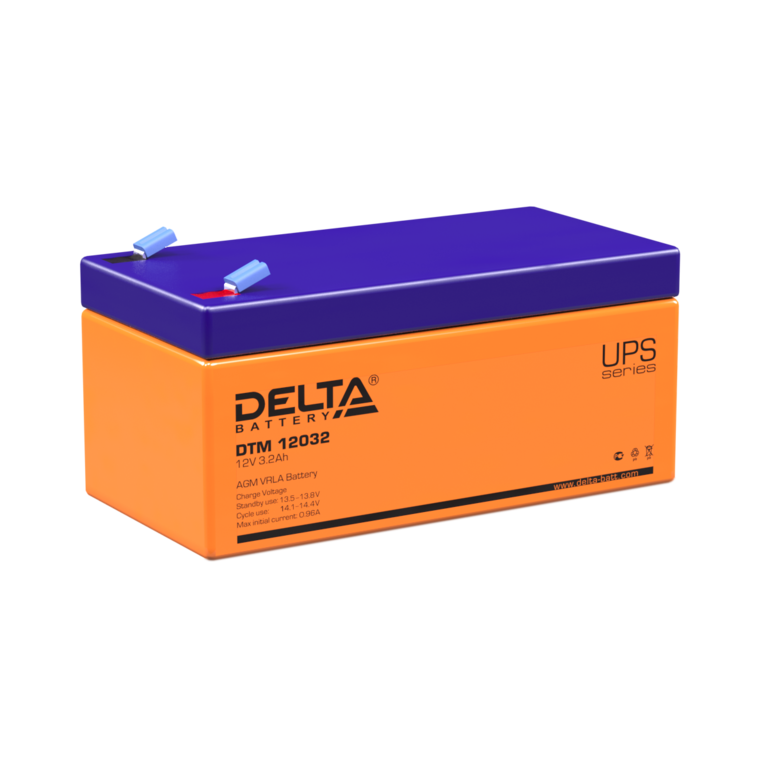 DELTA DTM 12032 Аккумулятор 12В - 3,2 А/ч