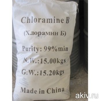 Хлорамин Б мешок 15 кг пакеты 300 гр