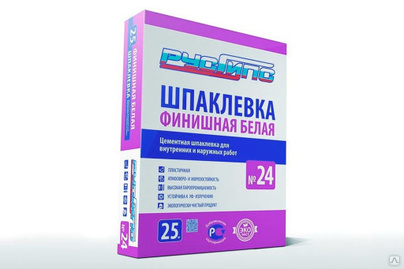 Шпаклевка финишная белая №24 Русгипс