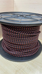 Шнур эспандерный 8 мм 24-х прядный черно-красный 100 м #1