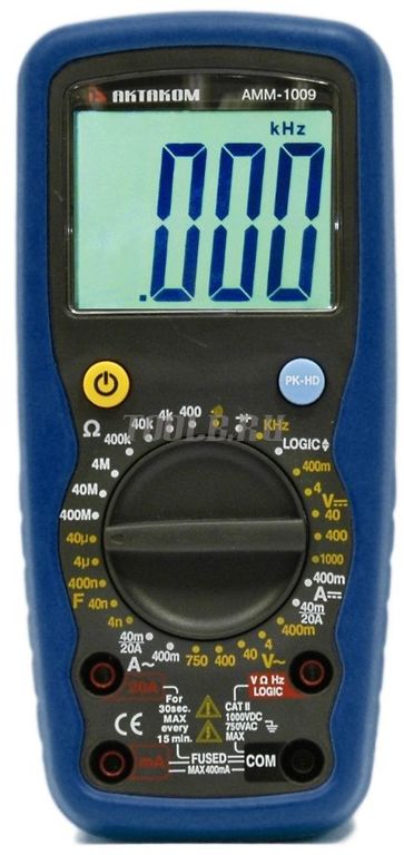 АММ-1009 АКТАКОМ Мультиметр цифровой (Модификация: Без поверки)