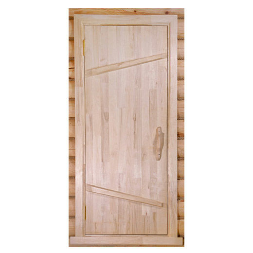Дверь банная деревянная