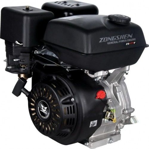 Бензиновый двигатель ZONGSHEN ZS 177 F 9 л.с. (вал 25 мм) [1T90QW771]