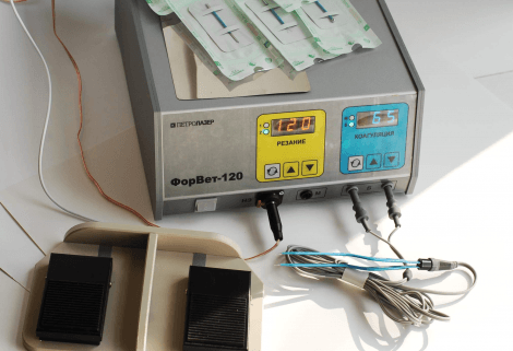 Аппарат электрохирургический для ветеринарии (ЭХВЧ) «ФорВет 120» 2