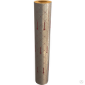 Цилиндр навивной RockWool 100 т 30 ДМ 28 кашированный фольгой 1 м