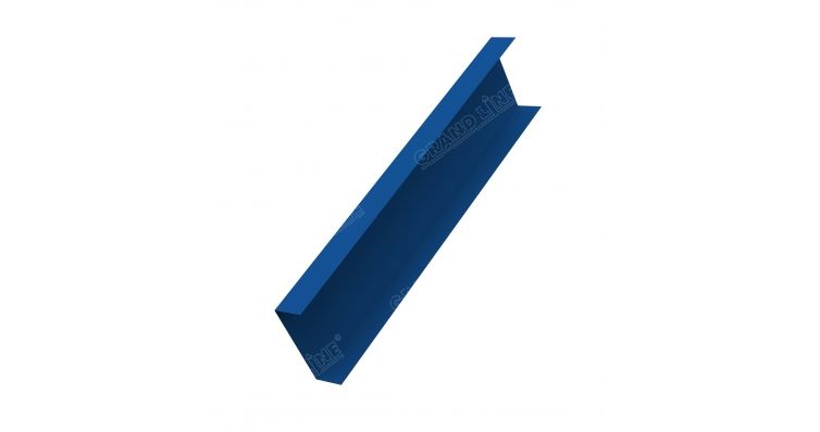Декоративная накладка на столб 0,5 Satin с пленкой RAL 5005 синий