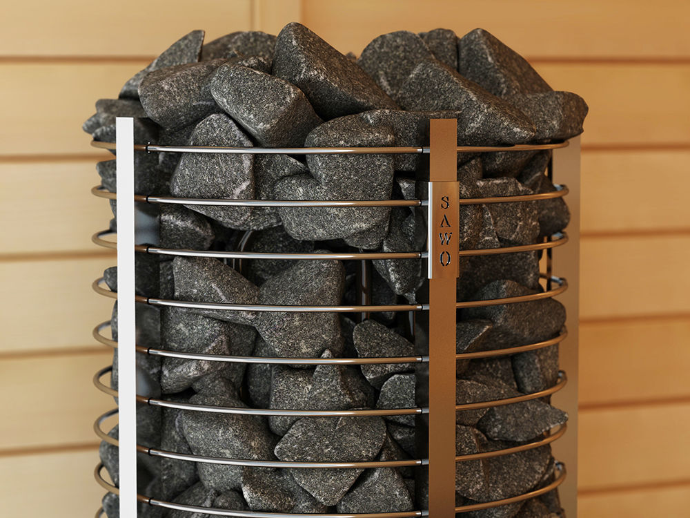 Камень банный Долерит теплоемкий для печей и саун 10 кг