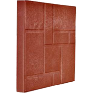 Плитка полимер-песчаная 330х 330х35 Красная