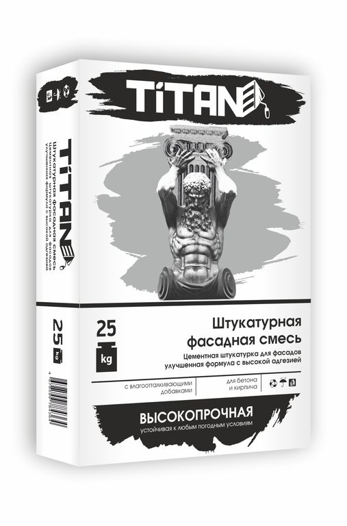 Штукатурная смесь фасадная «TITAN» Europaint