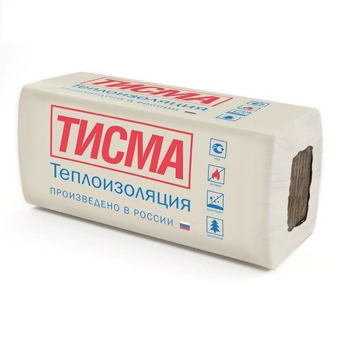 Теплоизоляция ТИСМА S41MR 100 мм, в плите