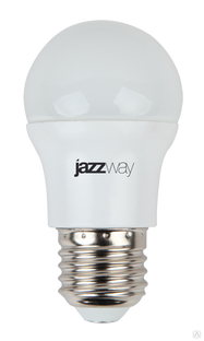 Лампа светодиодная LED 7Вт E27 холодный матовый шар Jazzway 