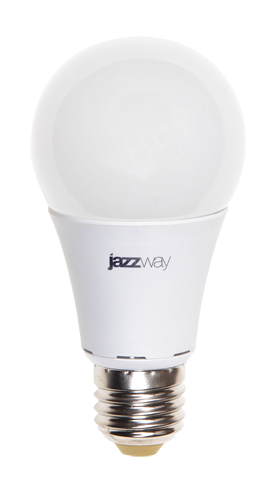 Лампа светодиодная LED 7Вт E27 белый матовая груша Jazzway