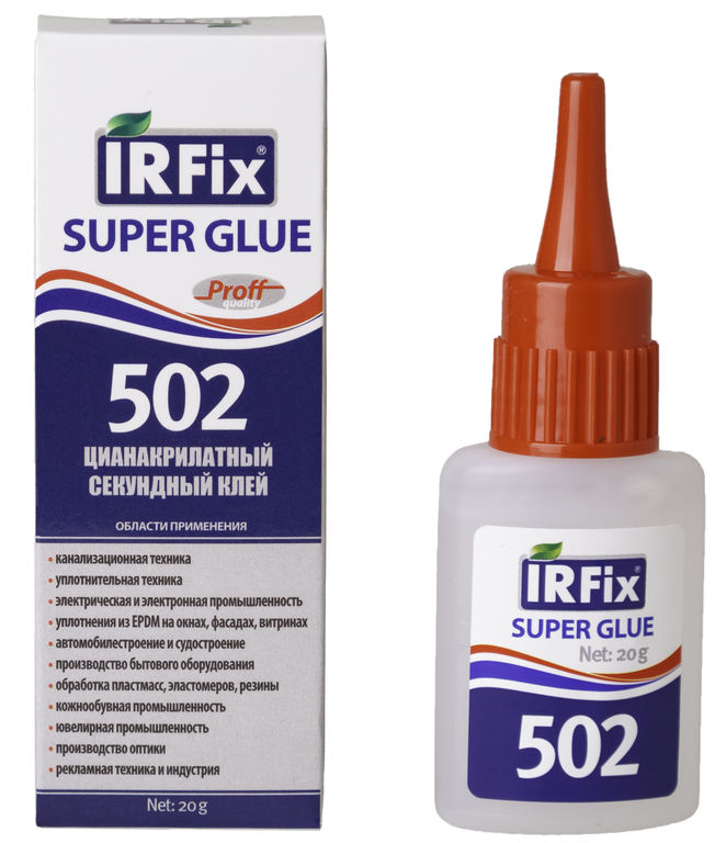 Клей секундный IRFIX Super Gue 502 (20g)