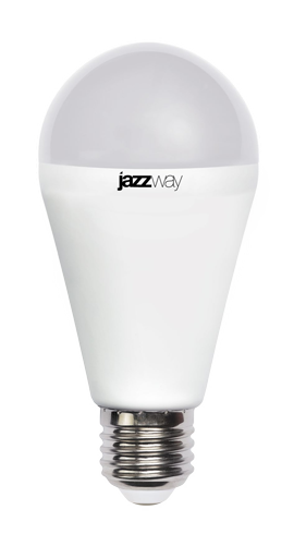 Лампа светодиодная LED 15Вт E27 холодный белый мат груша JazzWay