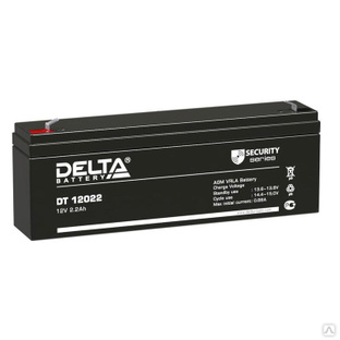 Аккумулятор ОПС 12 В 2.2А.ч Delta DT 12022 
