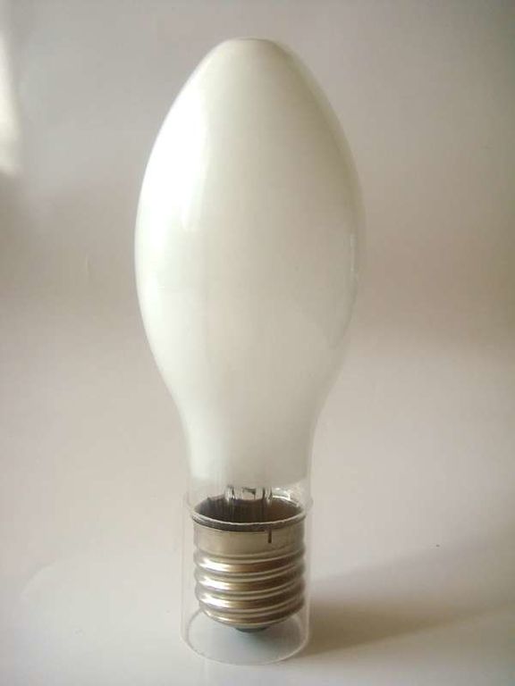 Лампа газоразрядная ртутная ДРЛ 125 Вт эллипсоидная E27 (21) Лисма 381009200