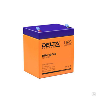 Аккумулятор 12 В 4.5А.ч Delta DTM 12045 