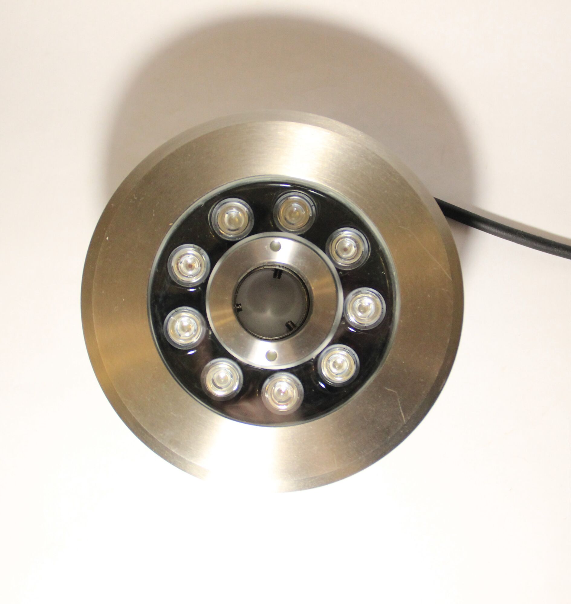 Подводный светодиодный кольцевой светильник RGB GZ170-35CH 18Вт(9х3в1) 24В