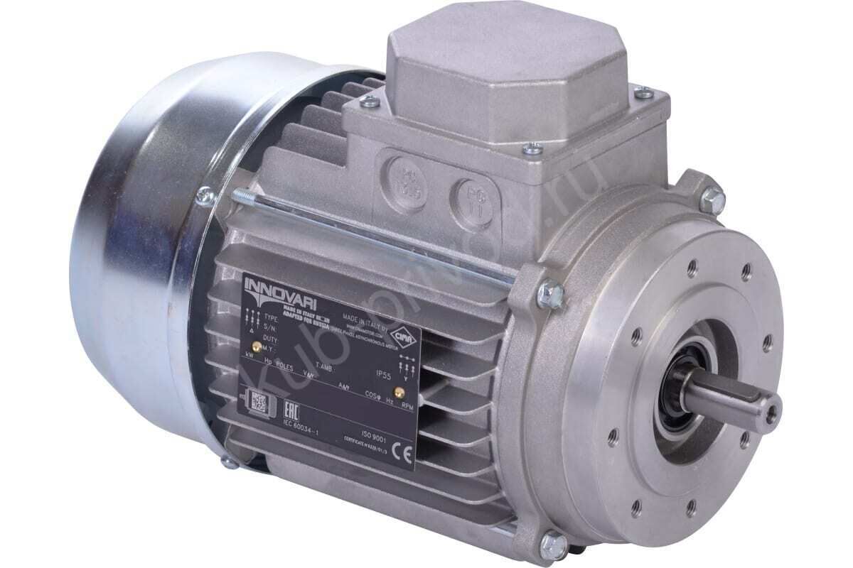 Электродвигатель трёхфазный асинхронный (CIMA/INNOVARI, Италия) (2.2х900) 250*28 100/6 MT100M* 2,2/6 B5