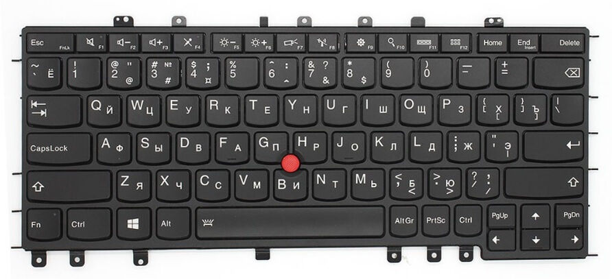 Клавиатура для ноутбука Lenovo Yoga 12 S1 p/n: ST83, V146320AS1 SN20A45518, FRU P/N 04Y2643, 04Y2939