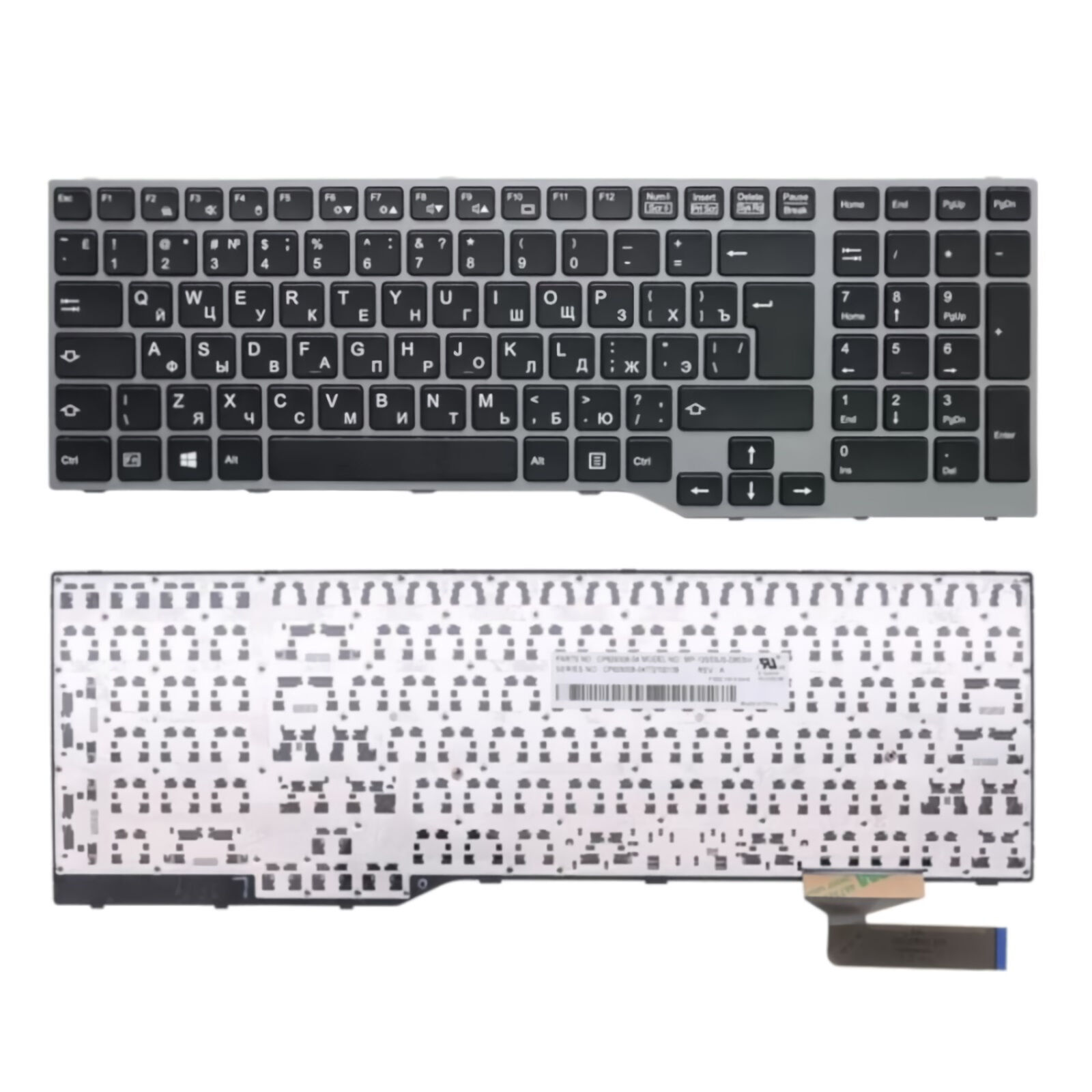 Клавиатура для ноутбука Fujitsu-Siemens LifeBook E556 E554 E753 E756 E754 p/n: MP-12S96D0JD85W Fujitsu-Simens